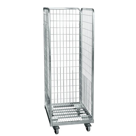 metal rollcage, 600 x 600 mm, type 3-sided