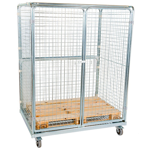 metal rollcage, 950 x 1350 mm, type 5-sided