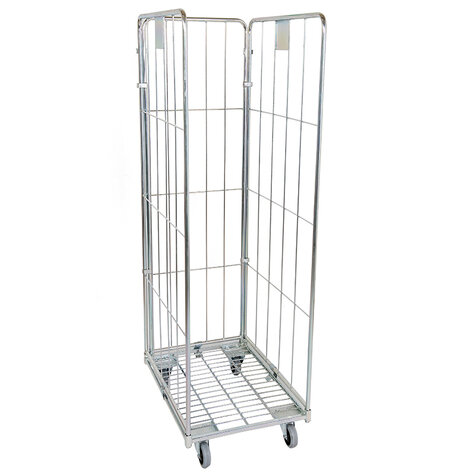 metal rollcage, 600 x 800 mm, type 3-sided