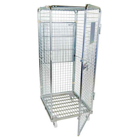 rollcage with metal base, 710 x 800 mm, type 5-sided ANTI-THEFT