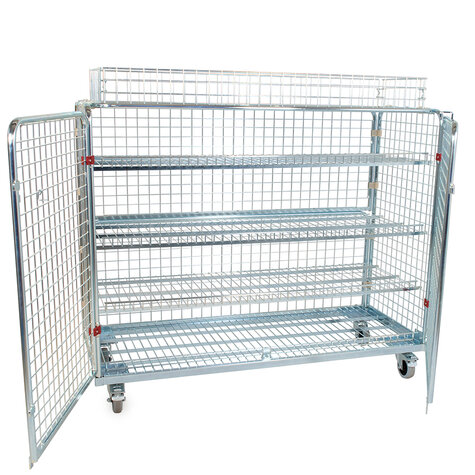 metal rollcage, 620 x 1500 mm, including stacking frame,...