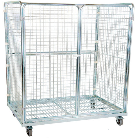 metal rollcage, 800 x 1600 mm, type 4-sided