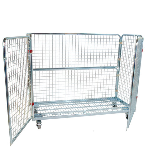 metal rollcage, 620 x 1500 mm, type 4-sided