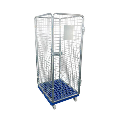 rollcage with plastic base, 682 x 815 mm, type 4-sided